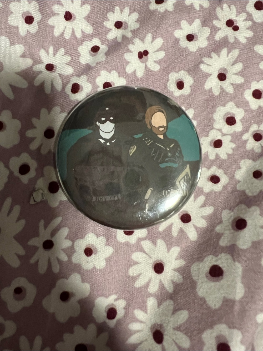 Handmade Soldier Boy Button